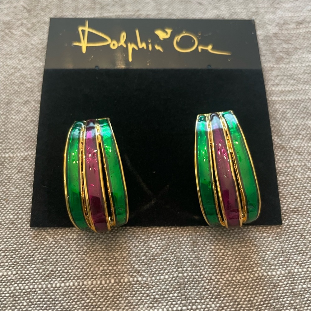 Multicolor Hoop Earrings